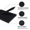 LaVie Home 5x7 Picture Frames (3 Pack, Black Wood Grain)