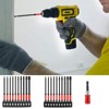 21Pcs Metric & SAE Impact Allen Wrench Drill Bit Set,