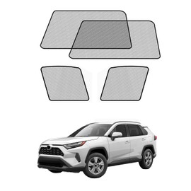 Car Window Shades for Toyota-RAV4(2019-2025),4 Pack Car Window Cover for Baby Sun Shade Blocker Breathable Mesh,Reduce UV Rays & Heat Insulation Privacy Protection for Camping, Travel, Sleep