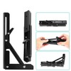 Folding Shelf Brackets,2 PCS Collapsible Shelf Brackets Triangle Shelf Brackets