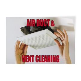 Decal Stickers Multiple Sizes Air Duct & Vent Cleaning Industrial Vinyl Safety Sign Label Business 24x18Inches