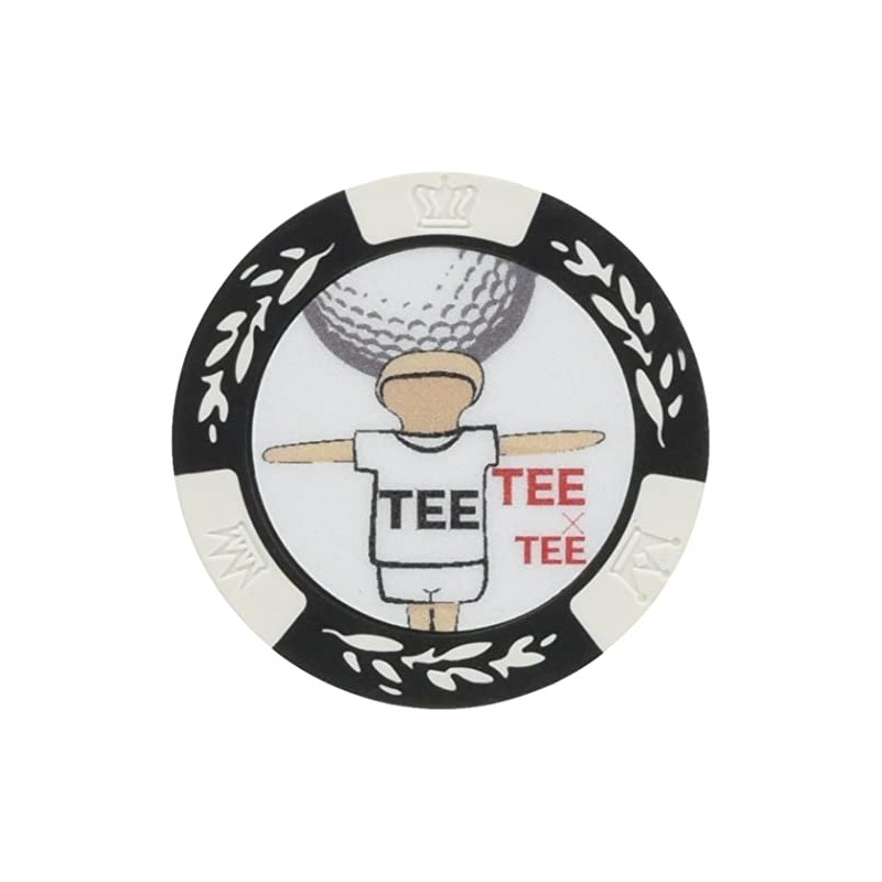 Hoxin Trading HTC Golf Casino Chip Marker, White, Approximately 1.6