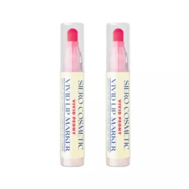 Cociero 코시에로 립마커 발색 타투 립틴트 비비드피오니 X2개 Koshiero Lip Marker Color Tattoo Lip Tint Vivid Peony X2 Pieces