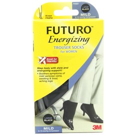 FUTURO Energizing Trouser Socks for Women, Large