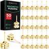 E BAVITE 50 Set Magnetic Push Pins,Flat Push Pin, Magnetic