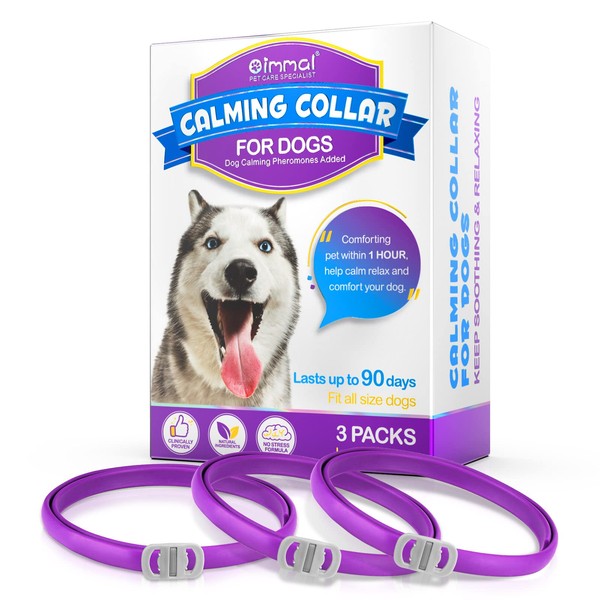 Dog Collar for Cats, 3 Pieces, Adjustable Design, Pheromone Embedded