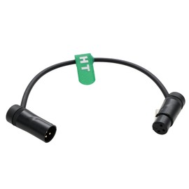 HangTon Audio Cable for Recorder Mixer Microphone Speaker Sound Devices Mixpre 10 II Zoom F8n Zaxcom Sony Canon Camera XLR 3 Pin Male to Female Low Profile Right Angle Black 1m