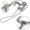 Beaded Pull Chain Extension, BetterJonny 4.5mm Diameter Stainless Steel Roller