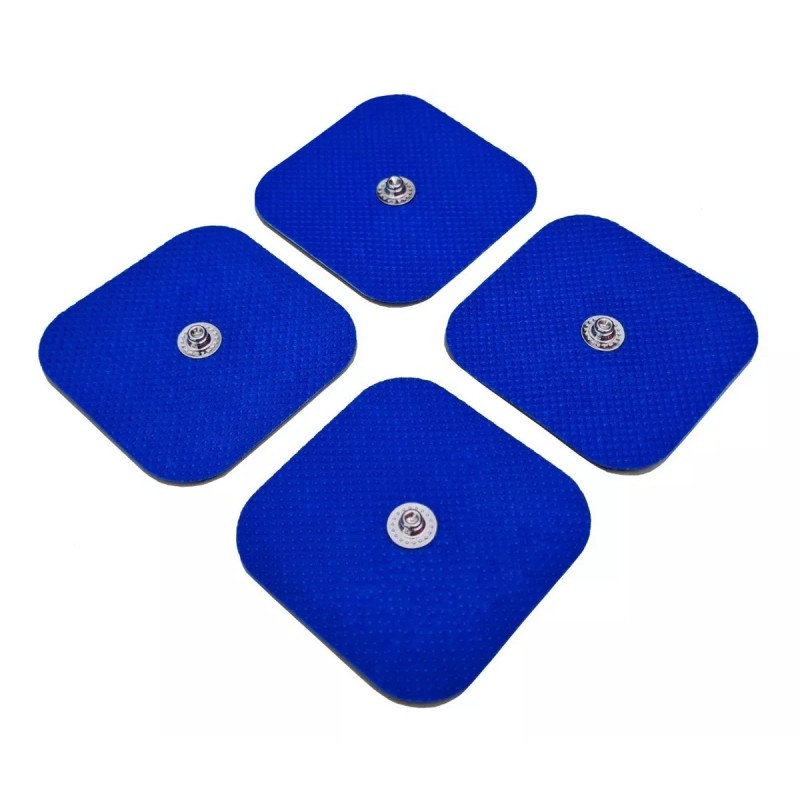 Sensamed 8 Electrodos Parches Pads 5x5 Snap Compatible Con Compex