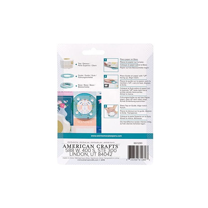 1" Clear-Cut Punch-Butterfly