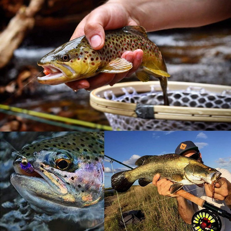 Maximumcatch Fly Fishing Tapered Leader with Loop: 15ft/12ft/9ft/7.5ft,5 PCS (0X-7X)