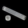 HugeDE 10 Pcs 10ml Plastic Test Vials Small Graduated Tubes