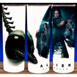 Alien Horror Sci-Fi Xenomorph Romulus Cup Mug Tumbler 20oz