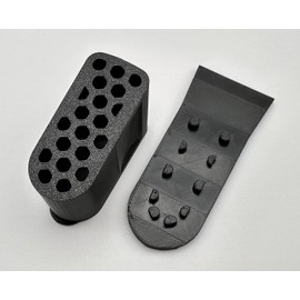 American 3D Prints SBA3 Storage Plug – Modular Insert with Clip-On Lid and Standard Rubber Pad (Full Set)