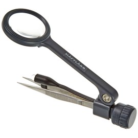 MAFYLASS LP-41R Work Series Tweezer Magnifier with LED Light (Black/Gray)