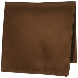 Dress Code 101 CF-SLJ Men's Pocket Square Solid Silk Square Perfect for Ceremonial Occasions, Elegant Made in Japan, For Parties, Dates, Weddings, Stylish, brown (fujiyama weave)