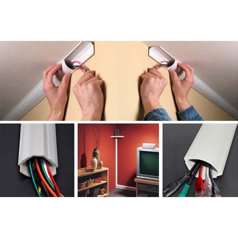 Electriduct Small Corner Duct Cable Raceway (1075 Series) - 5