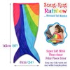 Snug Rug Rainbow Mermaid Tail Multi-coloured Super Soft Quality Mink