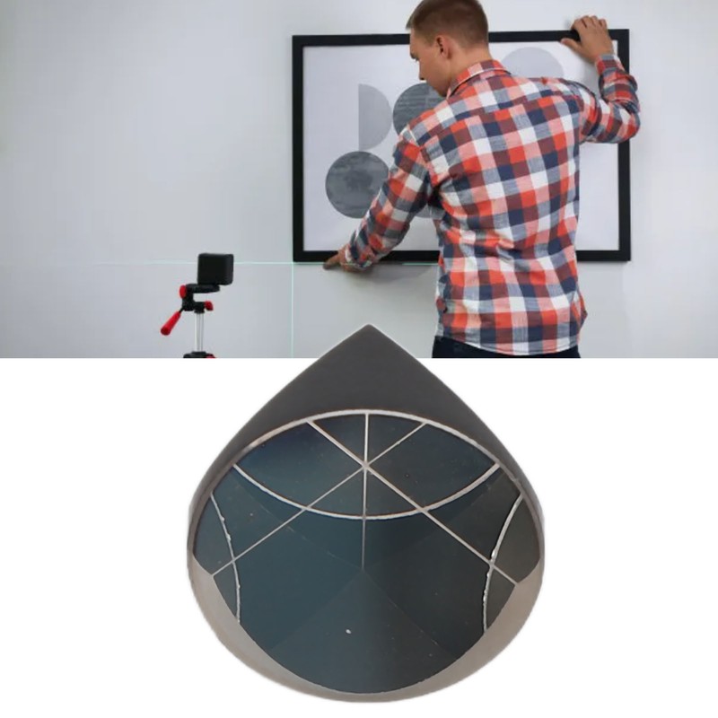 Corner Cube Prism Optical Glass Excellent Transparency Total Station Prism