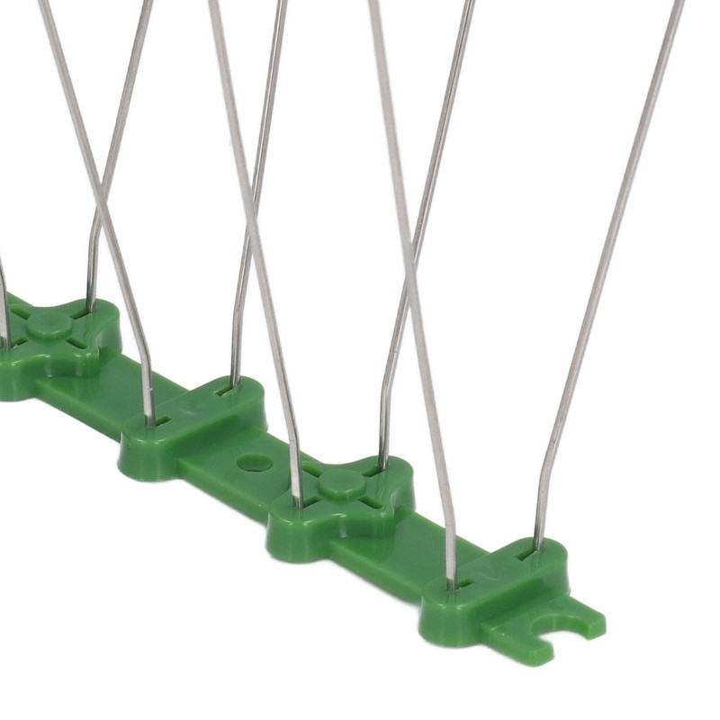 12Pcs Stainless Steel Bird Deterrent Spikes 25cm Anti Cat Crawling