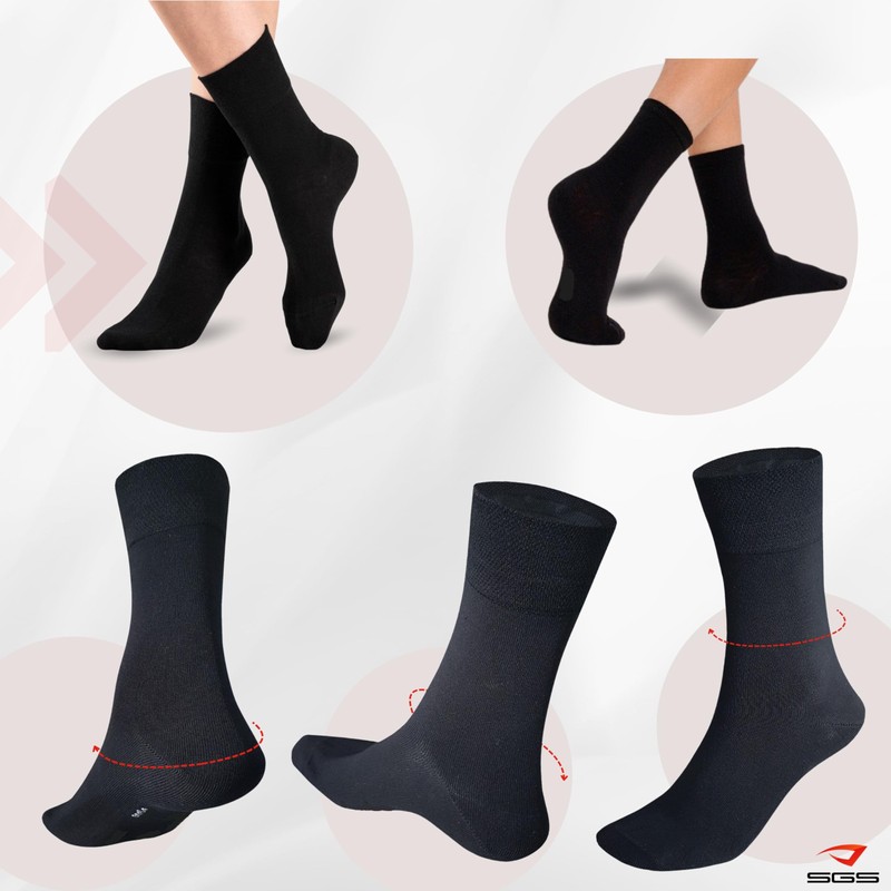 5-10 Pairs of Bamboo Men's Socks Normal Length Women’s -