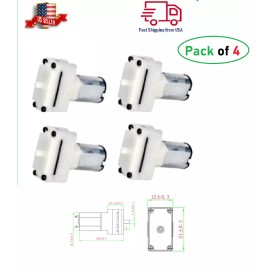 ME 3.7V DC Small Mini Diaphragm Air Pump (Pack of 4)