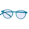 Spider Monkey - Blue Light Filter Long Arm Reading Computer Glasses Aqua Round - +1.00