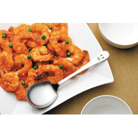 Shimomura 45695 Nico Stainless Steel Service Spoon, Made in Japan