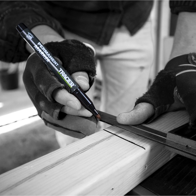 Tracer Fine-Point Permanent Construction Marker (1-2mm Bullet Point General-Purpose Marker