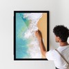 YCCYYCCY Black Hidden Board, Enclosed Whiteboard with Wooden Frame, 20x30in