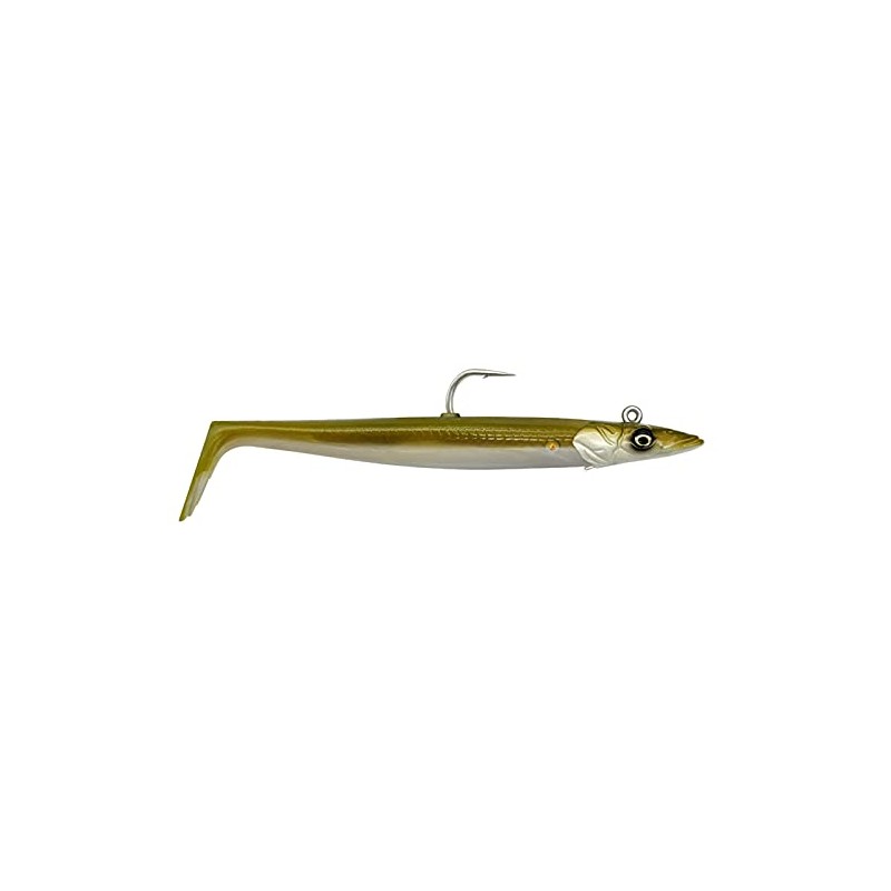 Savage Gear Sandeel V2-2 Rubber Fish + 1 Jig Head,