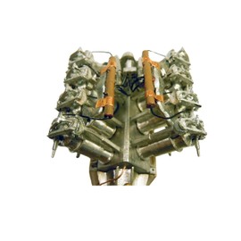 Model Airways Curtiss OX-5 V8 Aircraft Engine 1917 Scale 1:16 - Metal & Wood Model Building Kit for Adults