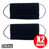 Generise Reusable Face Mask Double Fabric Cotton Face Mask x2