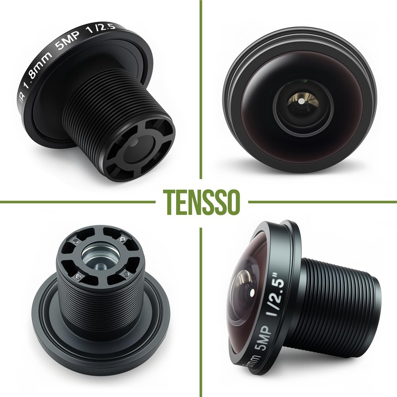 Fisheye Wide Angle Lens for Camera - Tensso 1.8mm IR