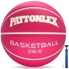 PATTONLEX Balones de Basketball Size 6 para Mujer 28.5 Pulgadas para Indoor Outdoor (Rosa)