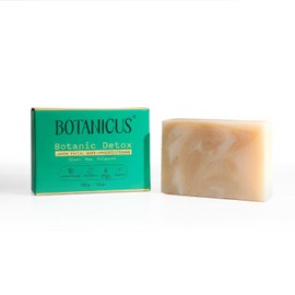 Botanicus Jabón Facial Anti-Imperfecciones Botanic Detox 100% Ingredientes Naturales, Limpiador Facial con Arcilla Verde, Árbol de Té y Aloe Vera, Control de Grasa y Limpieza Profunda para Piel Grasa 100gr