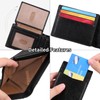 GERUOLA Wallet for Men-Genuine Leather RFID Blocking Slim Bifold Front