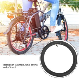 Inner Tube, 16x2.125 Electric Bike Rubber Inner Tubes Bike Inner Tube with Bent Angle Valve for 16 Inch Wheel, Width Is 2.125 Inch Tires