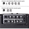 Acoustic/Electric Guitar Amplifier, 15 Watt Portable Bluetooth Amp for Guitar