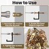 Pndeyo 80pcs Self-Drilling Drywall Anchors with Screws Kit, Heavy Duty