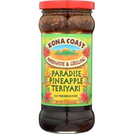 Kona Coast Marinade & Grilling Sauce Paradise Pineapple Teriyaki -- 15 fl oz - 3PC