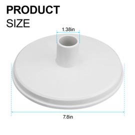3MIRRORS 3MIRRORS SP1106 Pool Skimmer Vacuum Plate for Hayward Swimming Pool Skimmer SP1082 1084 1085 1075 Pool Skimmer Vacuum Adapter