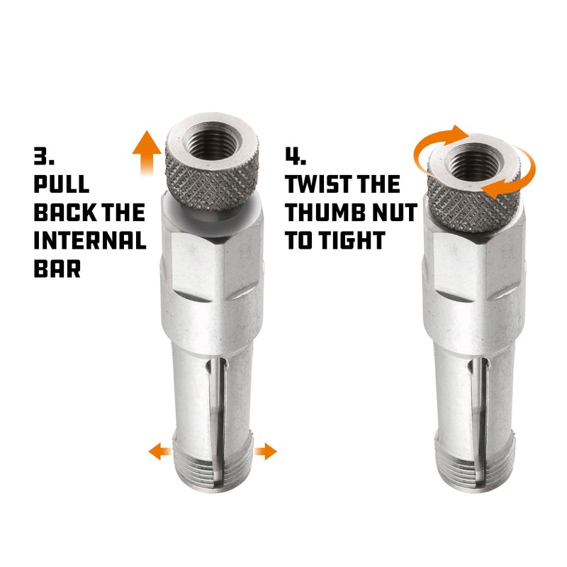Powerbuilt 18mm Back Tap Thread Repair Tool – Collapsible Design