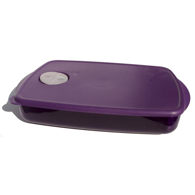 Tupperware Rock N Serve - Plato rectangular para microondas, 6
