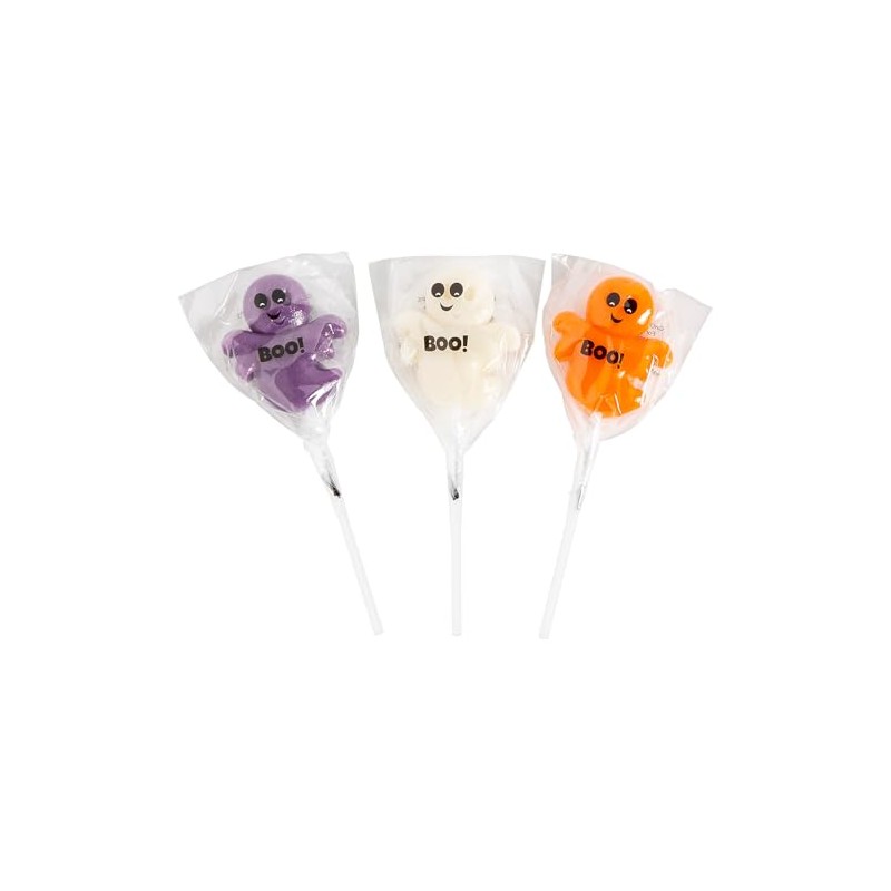 Fun Express Ghost Lollipops - 12 Pc