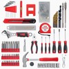 Tool Set - 8V Cordless Drill Set, 132 Piece Home