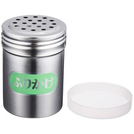 Endo Shoji Commercial Use Seasoning Shaker, Small, With Acrylic Lid, F Can (Furitake) 18-8 Stainless Steel, Polypropylene, Made in Japan BTY02006