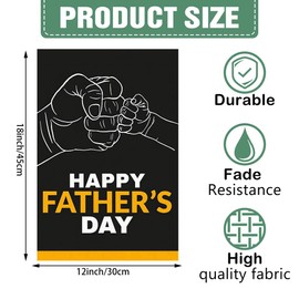 YBTLhome Happy Father's Day Spring And Summer Garden Flags Double-Sided Print Home Decor, Outside Decor, Yard Decor, Garden Decor, Holiday Decor(No Flagpole) 12 * 18in/30 * 45cm