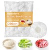 Homelove 200pcs Plastic Bowl Covers Food Cover Dish Covers, Reusable