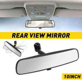 10" Black Rear View Mirror Interior On Car Replacement Day Night Universal EBE